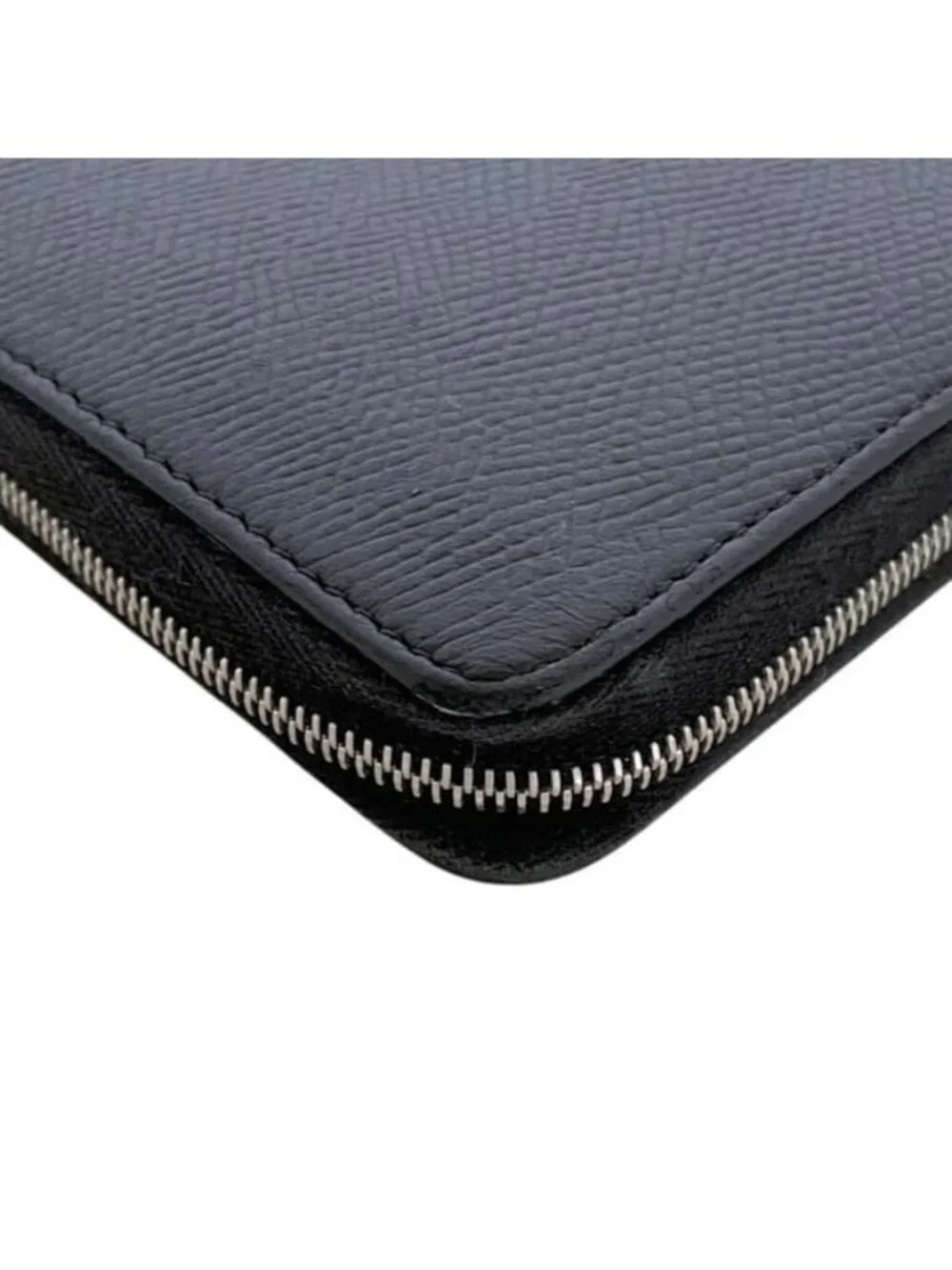 Celine Zip Around Wallet Large Zipped Black Leather Zipper Coin Purse